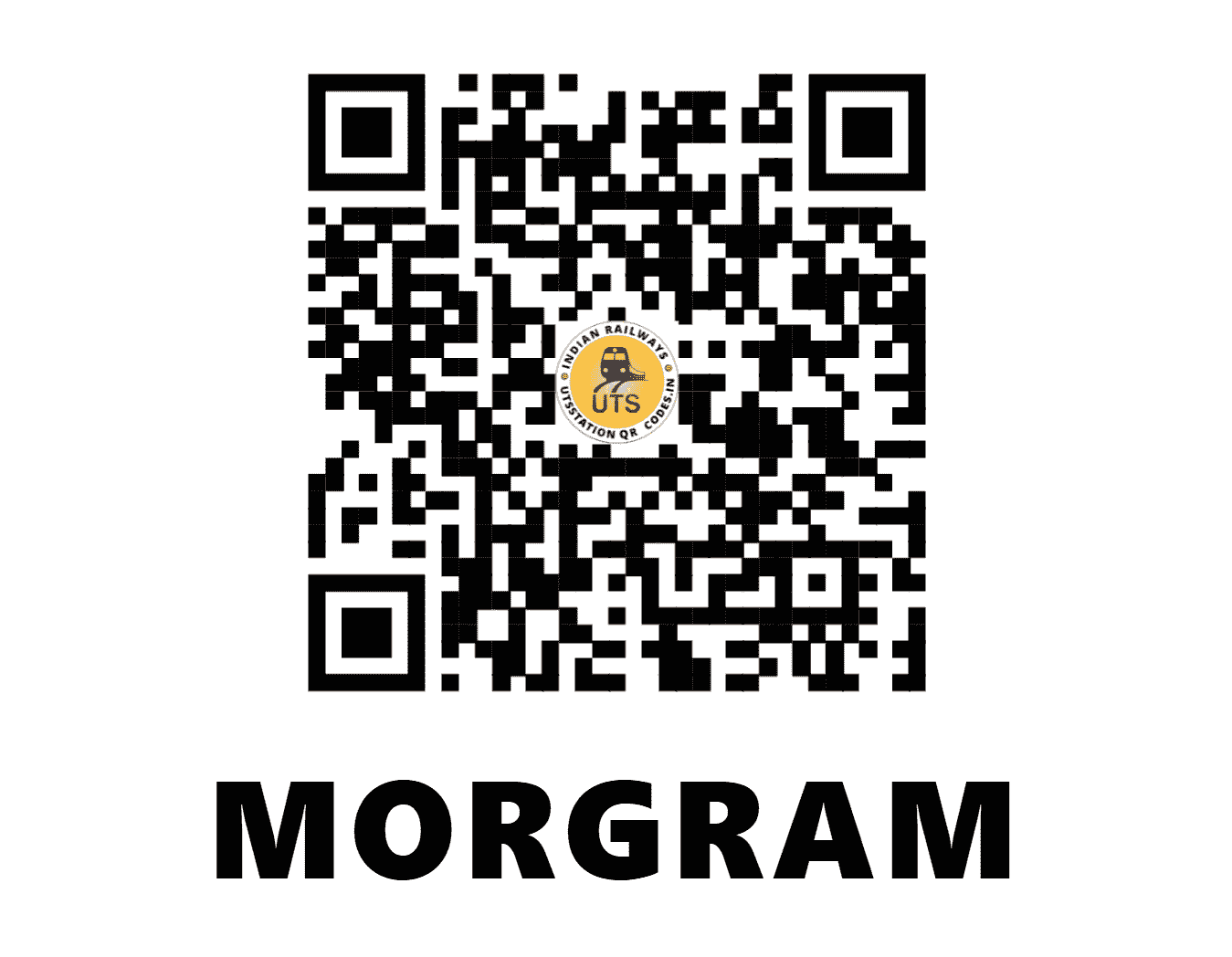 UTS QR Code for MORGRAM - MGAE (ER - WEST BENGAL)